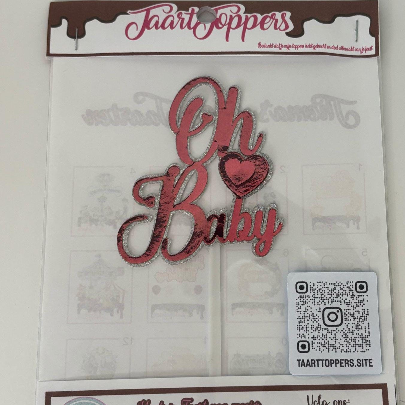 Oh Baby Cake Topper